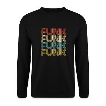Funk Funky - Sweat-shirt Unisexe - noir - Devant - Alina (178cm) & Michal (187cm)