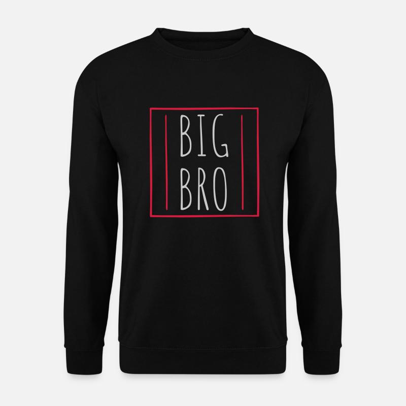 Border Big Bro Logo - Sweat-shirt Unisexe - noir