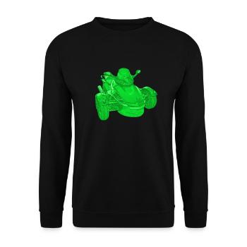 Trike Spyder vert - Sweat-shirt Unisexe - noir - Devant - Alina (178cm) & Michal (187cm)