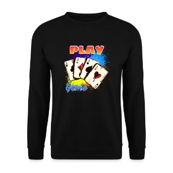 BilderArt 07 05 07 11 10 1 - Unisex Pullover - Schwarz - Vorne - Alina (178cm) & Michal (187cm)