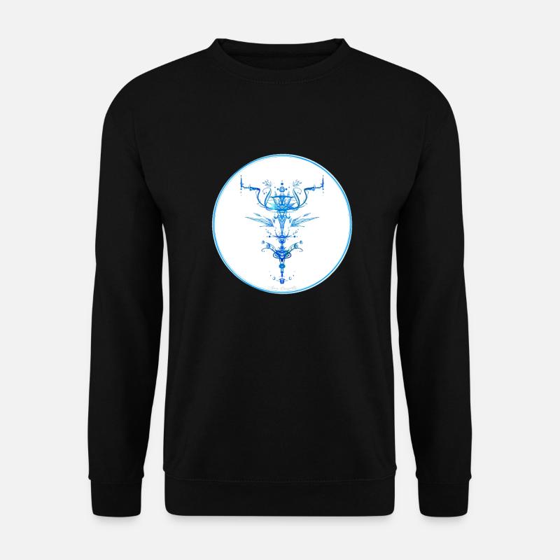 Mystique Collection ~ light blue ~ n°2 - Unisex Sweatshirt - black