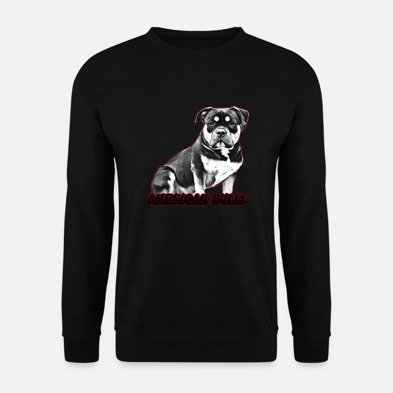 American Bully Pocket - Unisex Pullover - Schwarz