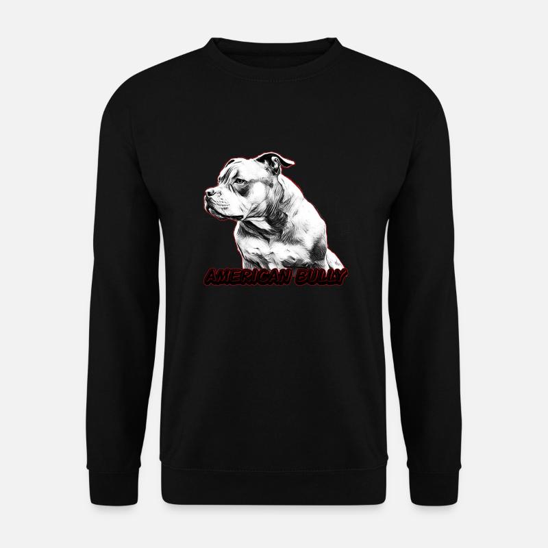 American Bully Pocket - Unisex Pullover - Schwarz