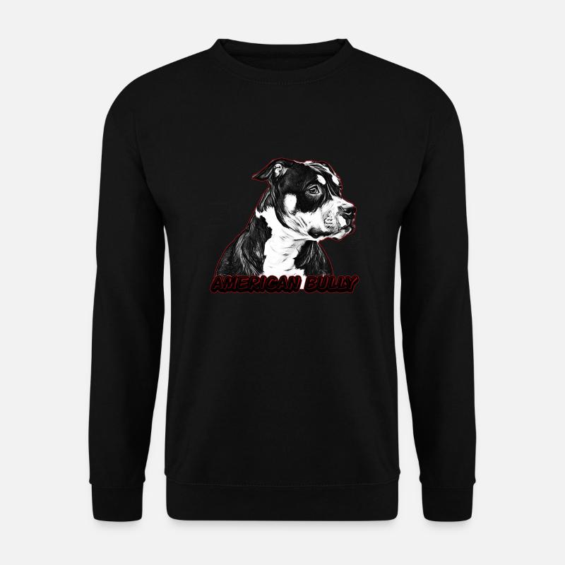 American Bully Pocket - Unisex Pullover - Schwarz