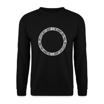 Roll My Eyes Out - Unisex Pullover - Schwarz - Vorne - Alina (178cm) & Michal (187cm)