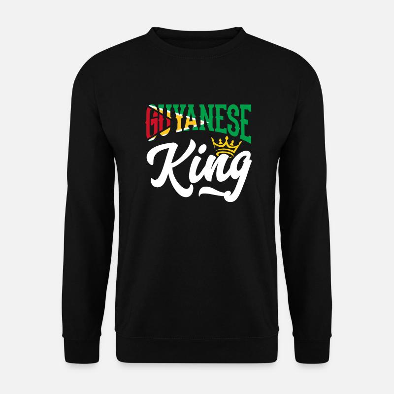 GuyanaIs Roi Guyana Guyana Drapeau - Sweat-shirt Unisexe - noir