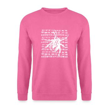 Kleines weißes Insekt - Unisex Pullover - Pink - Vorne