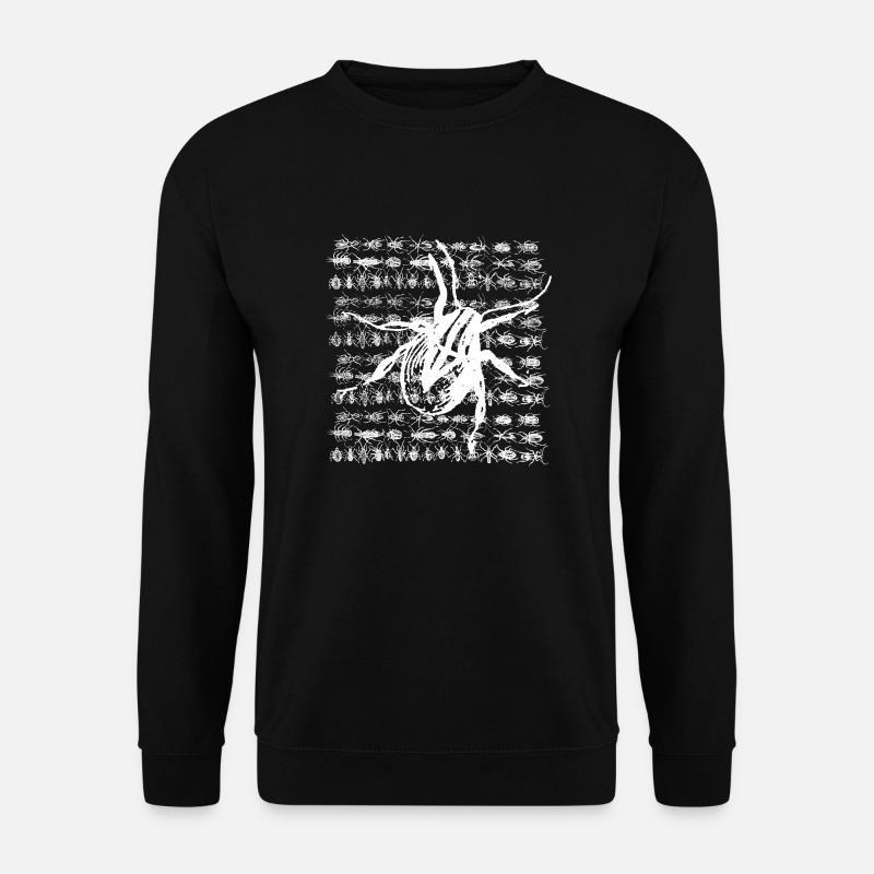 Small white insect - Unisex Sweatshirt - black