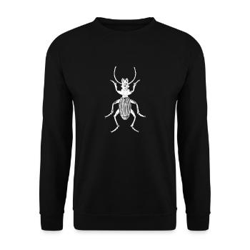 Beetle - Unisex Sweatshirt - black - Front - Alina (178cm) & Michal (187cm)