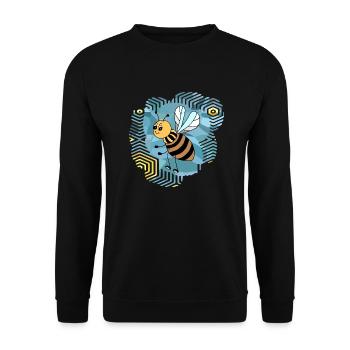 Insecte - Sweat-shirt Unisexe - noir - Devant - Alina (178cm) & Michal (187cm)