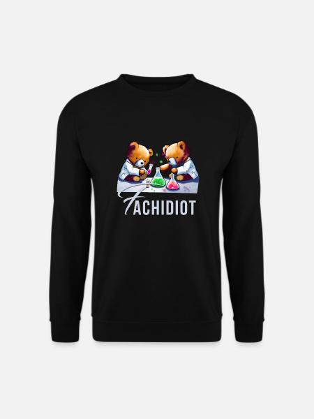 Die Fachkraft - Teddybär-Edition. Selbstironie - Unisex Pullover - Schwarz
