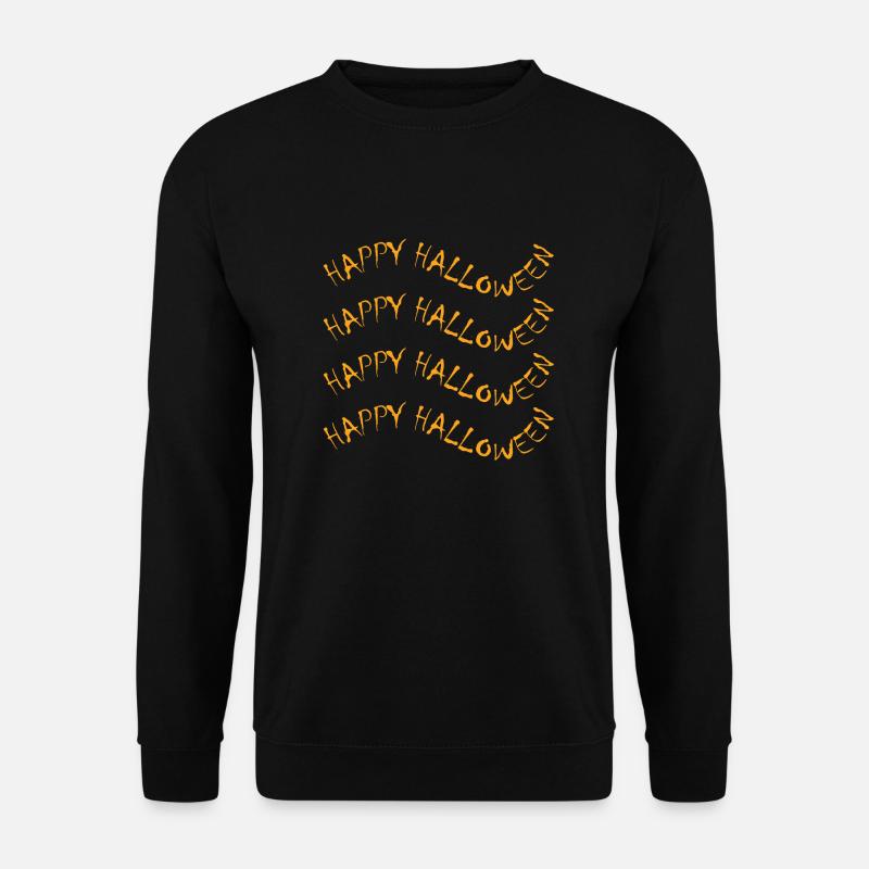 Einfach frohes Halloween - Unisex Pullover - Schwarz
