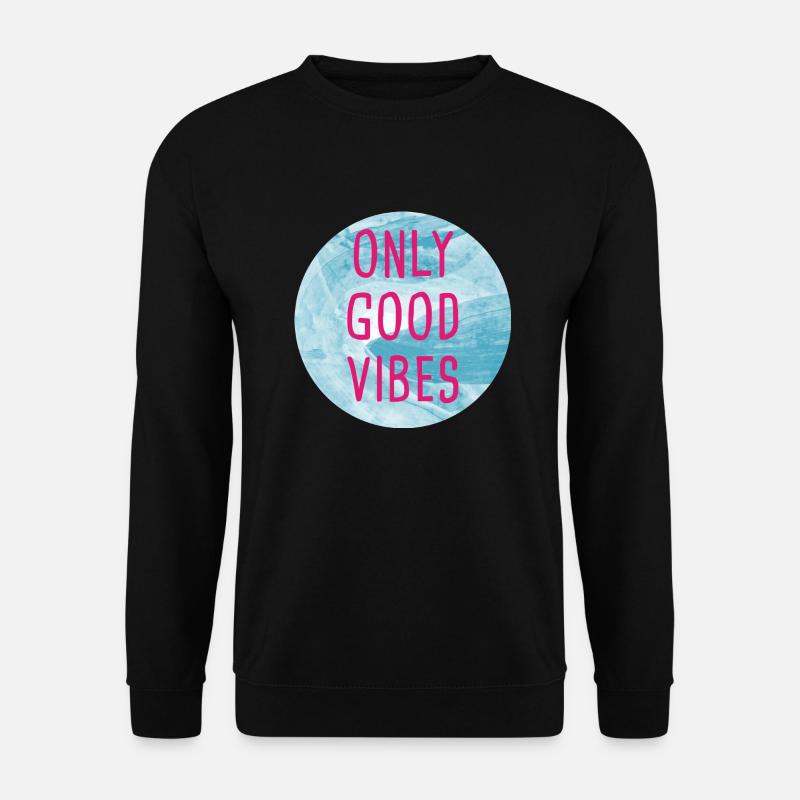 Nur gute Stimmung - Unisex Pullover - Schwarz