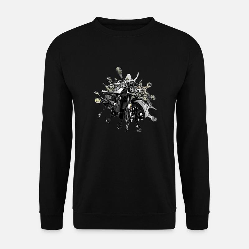 Motorrad splash SW - Unisex Pullover - Schwarz