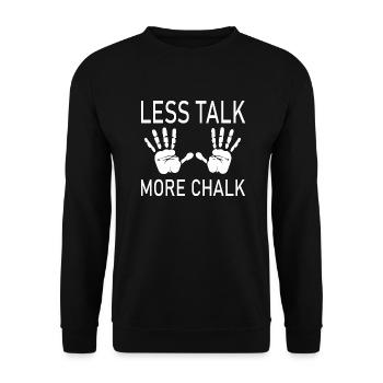 climbing - Unisex Pullover - Schwarz - Vorne - Alina (178cm) & Michal (187cm)