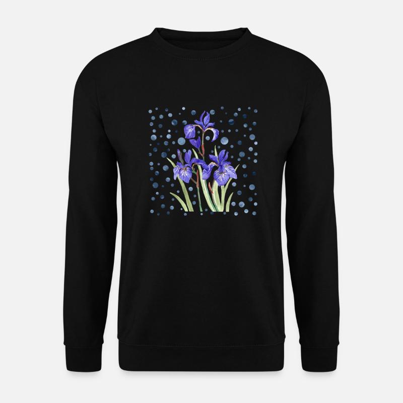 Fleur - Sweat-shirt Unisexe - noir