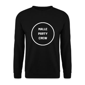 Malle Party Crew - Unisex Pullover - Schwarz - Vorne - Alina (178cm) & Michal (187cm)