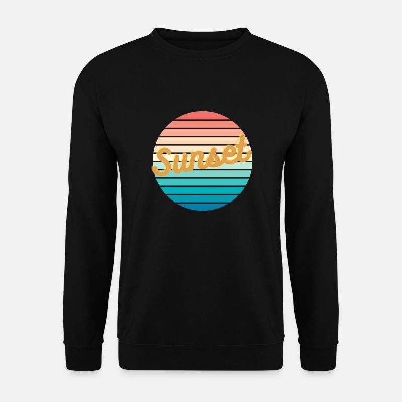 Sunset - Unisex Pullover - Schwarz