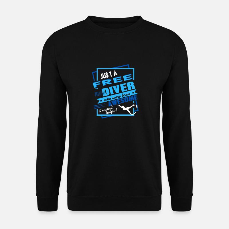 Tolle Freediver Geschenkidee - Unisex Pullover - Schwarz