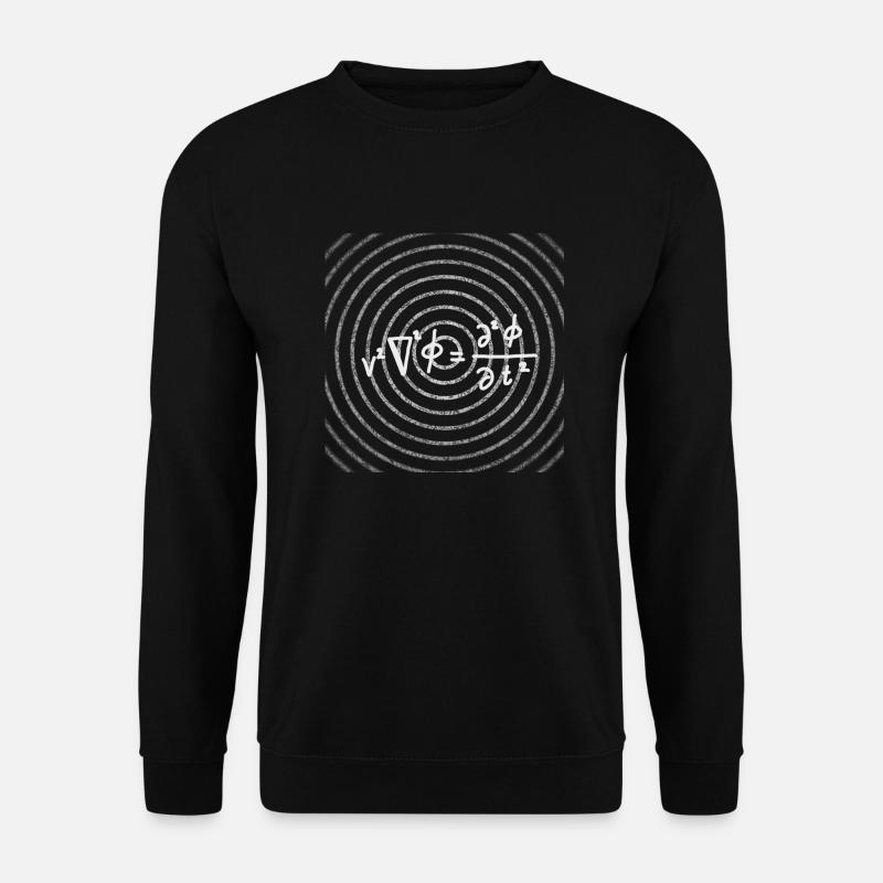 Differential wave equation - Unisex Sweatshirt - black
