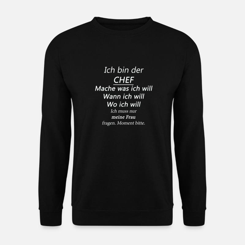Chef - Unisex Pullover - Schwarz