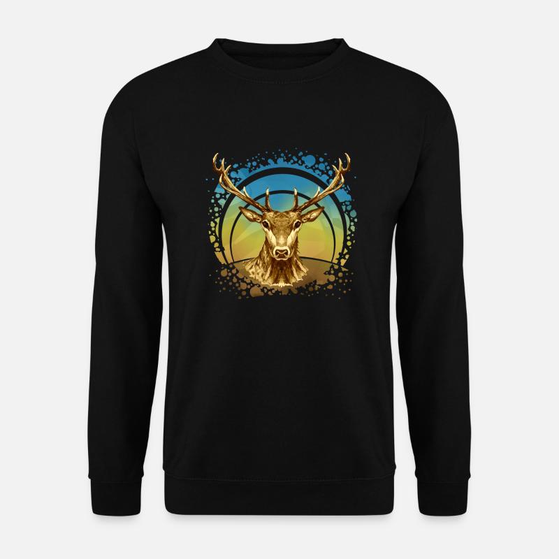 Deer - Unisex Sweatshirt - black