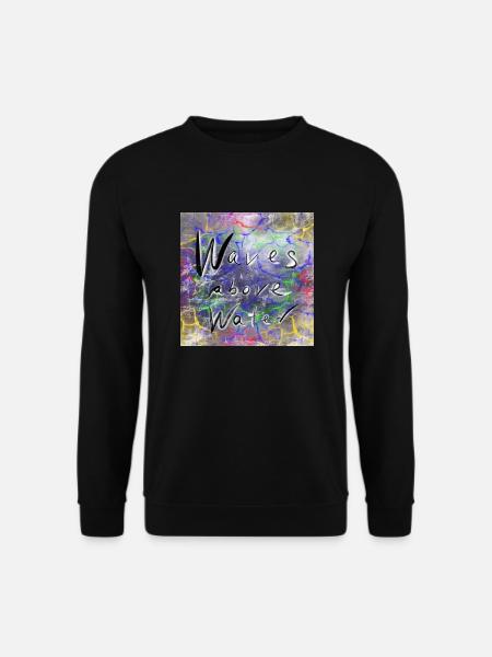 Waves of Color - Unisex Pullover - Schwarz
