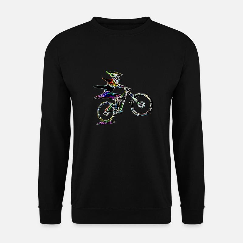 MTB Mountainbike - Unisex Pullover - Schwarz