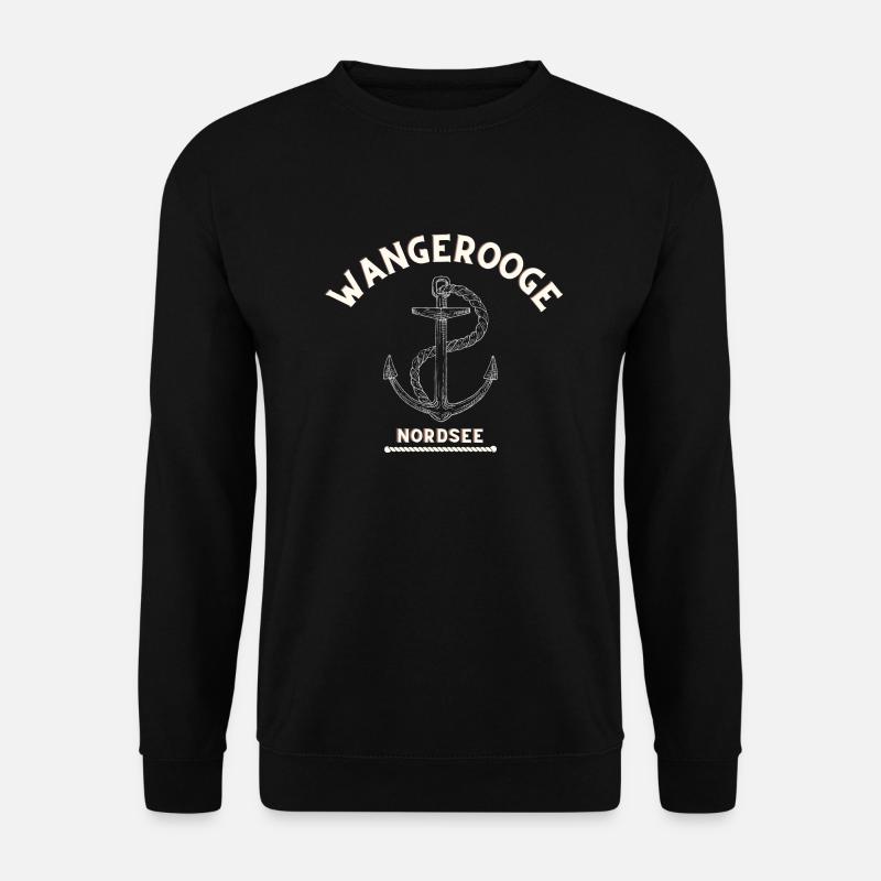 Wangerooge - Unisex Pullover - Schwarz