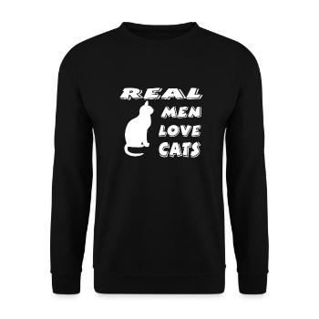 Félin - Sweat-shirt Unisexe - noir - Devant - Alina (178cm) & Michal (187cm)