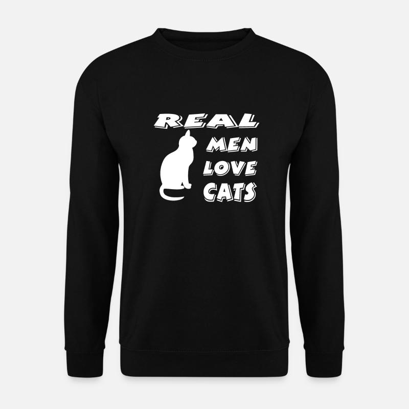 Katzen - Unisex Pullover - Schwarz