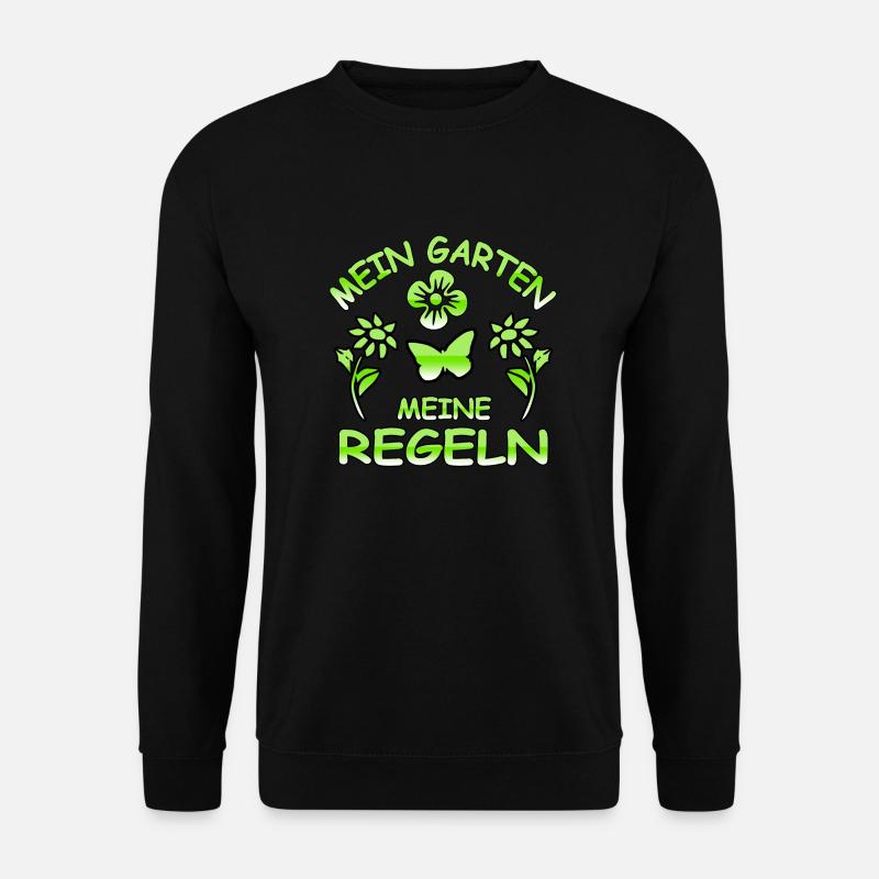 Garten - Unisex Pullover - Schwarz