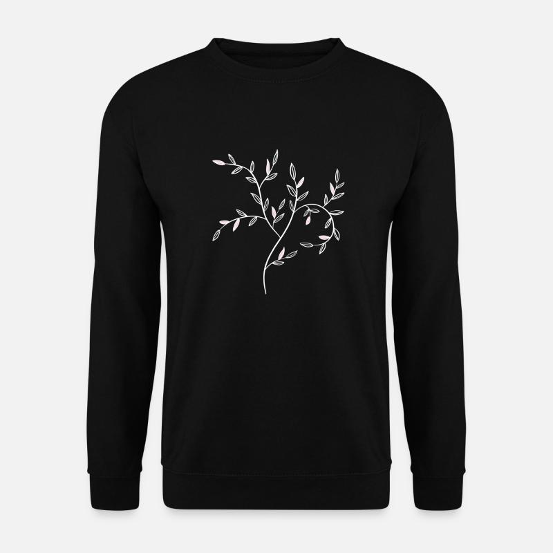 Branches et feuilles - Sweat-shirt Unisexe - noir