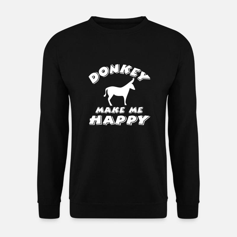 Esel - Unisex Pullover - Schwarz