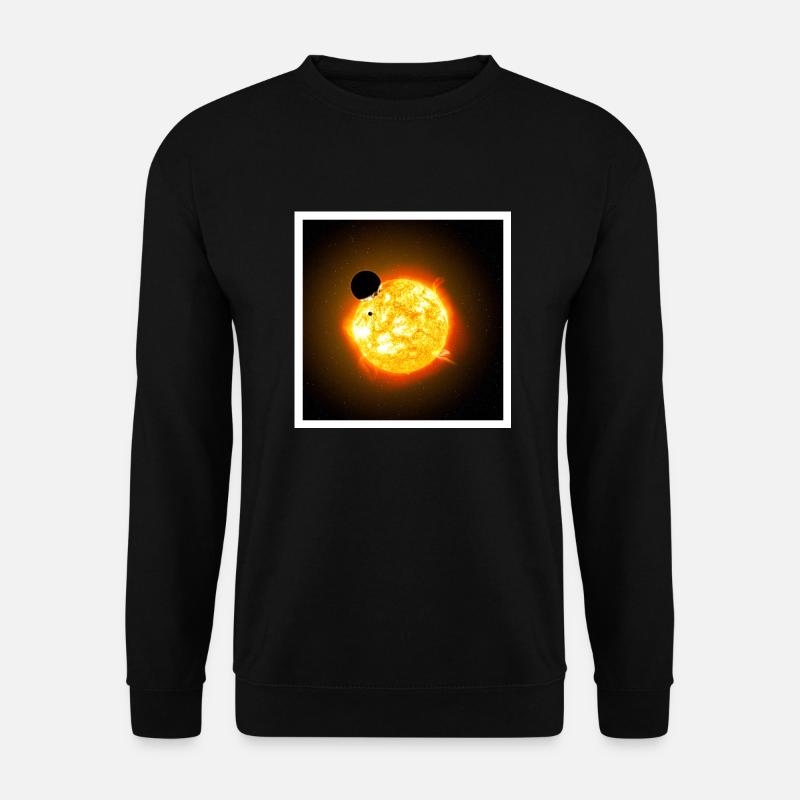 Sonne - Unisex Pullover - Schwarz