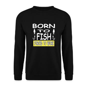 Pêche - Sweat-shirt Unisexe - noir - Devant - Alina (178cm) & Michal (187cm)