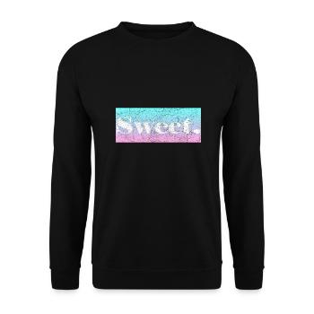 Sweet - Unisex Pullover - Schwarz - Vorne - Alina (178cm) & Michal (187cm)