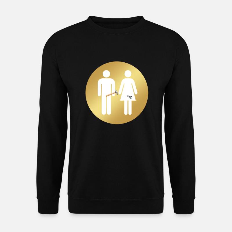 nageln - Unisex Pullover - Schwarz