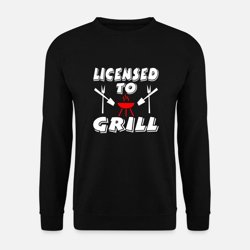 Grillen - Unisex Pullover - Schwarz