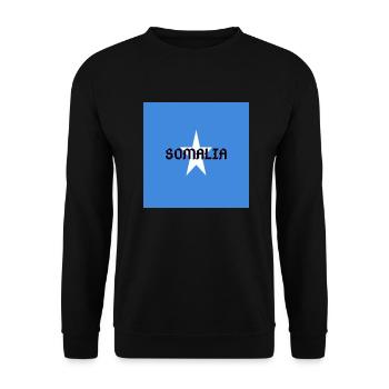 Somalia - Unisex Pullover - Schwarz - Vorne - Alina (178cm) & Michal (187cm)