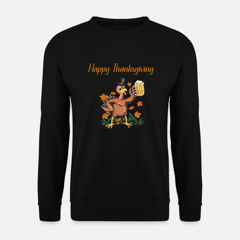 Happy Thanksgiving - Unisex Pullover - Schwarz