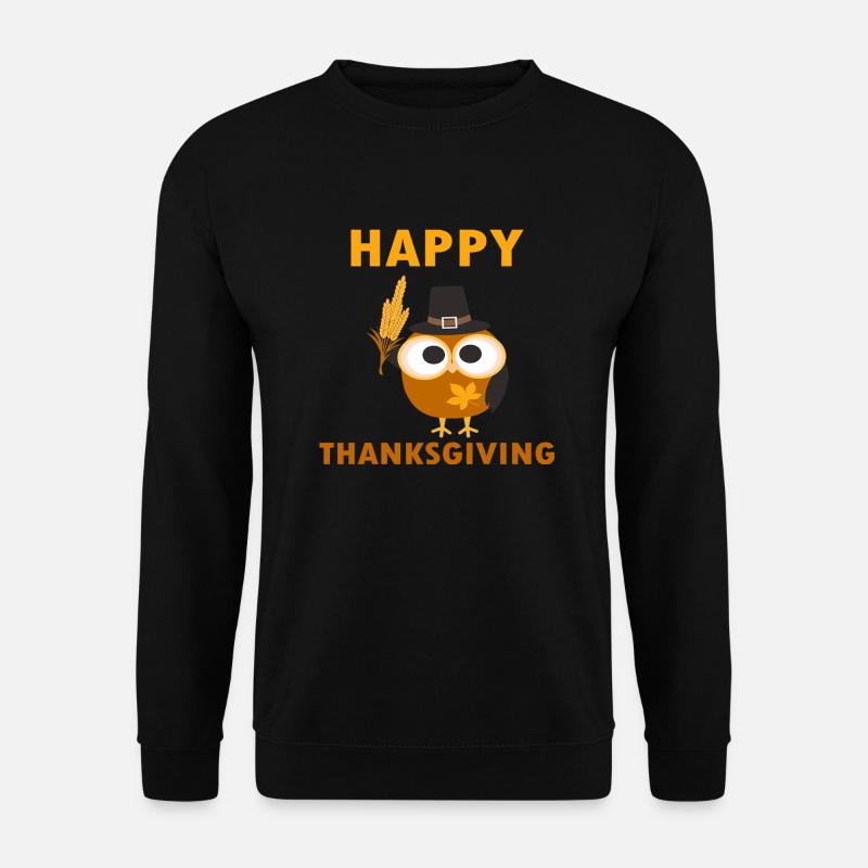 Happy Thanksgiving - Unisex Pullover - Schwarz