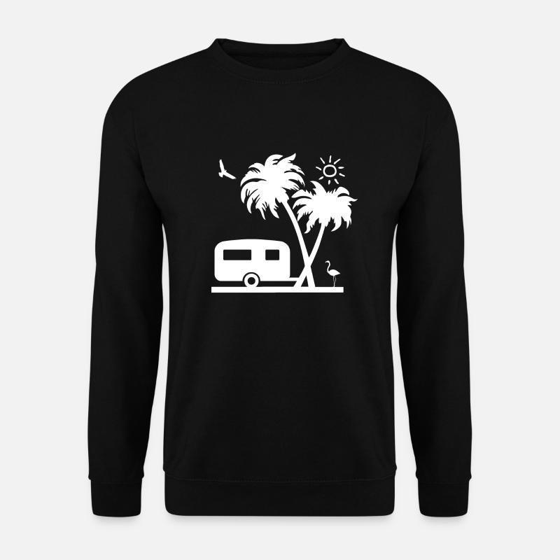 Camping - Unisex Pullover - Schwarz