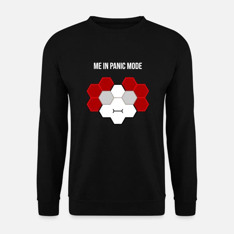 Moi en mode panique - Sweat-shirt Unisexe - noir