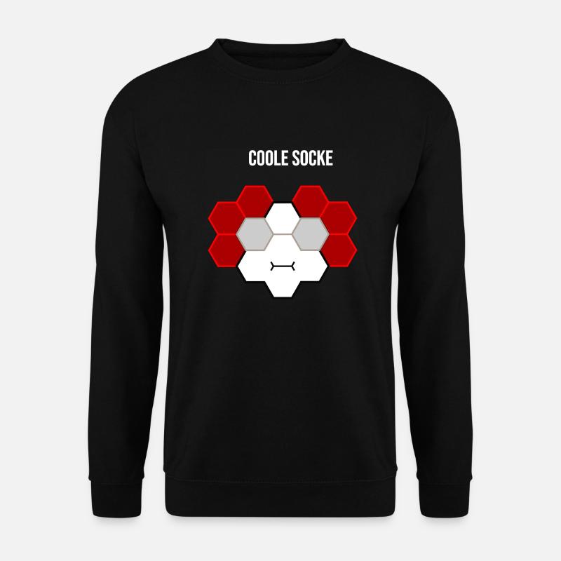 Coole Socke - Unisex Pullover - Schwarz