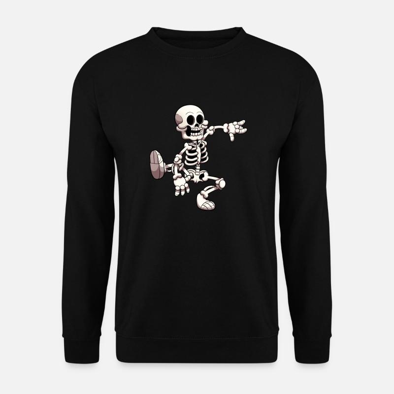 Tanzendes Skelett - Unisex Pullover - Schwarz