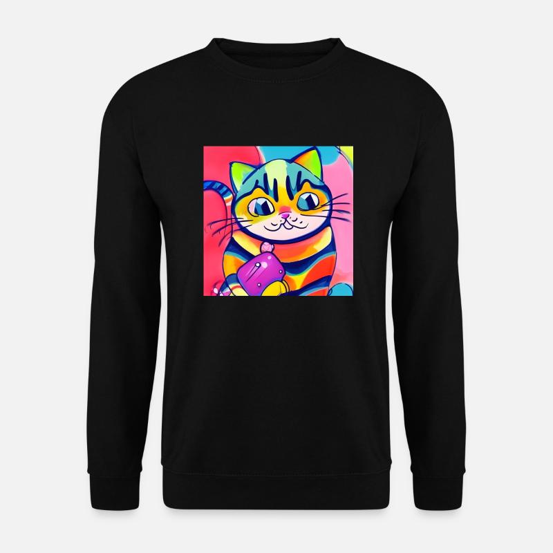 Color Kitty - Unisex Sweatshirt - black
