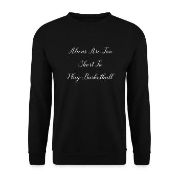 symbole de paix enfant bday citation drôles dictons amour - Sweat-shirt Unisexe - noir - Devant - Alina (178cm) & Michal (187cm)