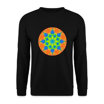 Mandala Graal 15 - Unisex Pullover - Schwarz - Vorne - Alina (178cm) & Michal (187cm)