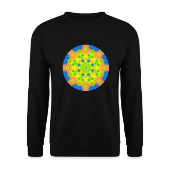 Mandala Graal 16 - Unisex Pullover - Schwarz - Vorne - Alina (178cm) & Michal (187cm)